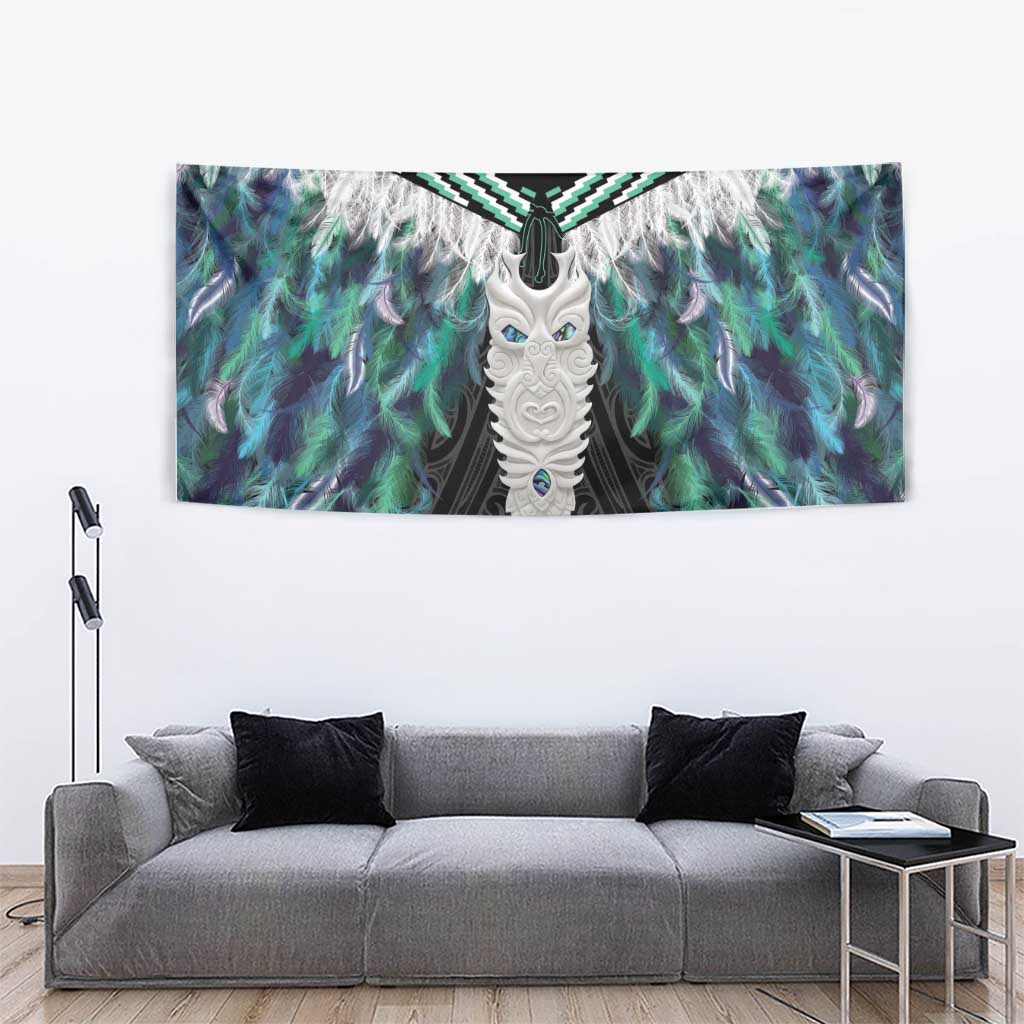 Aotearoa Korowai Motif Tapestry Maori Tane Poutama