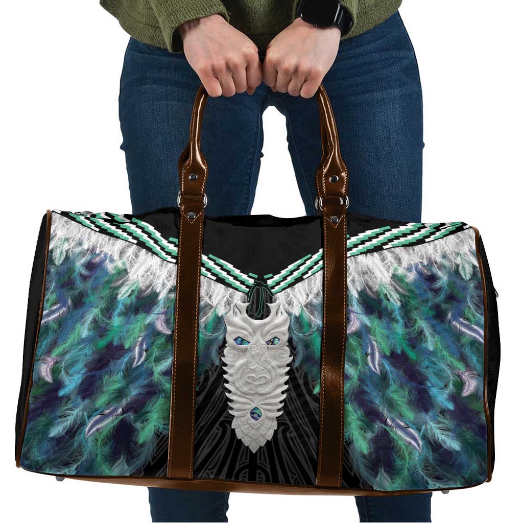 Aotearoa Korowai Motif Travel Bag Maori Tane Poutama - Aussie Hoodie