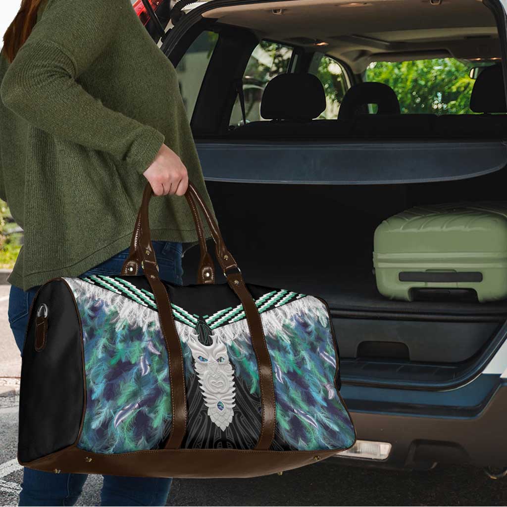 Aotearoa Korowai Motif Travel Bag Maori Tane Poutama - Aussie Hoodie