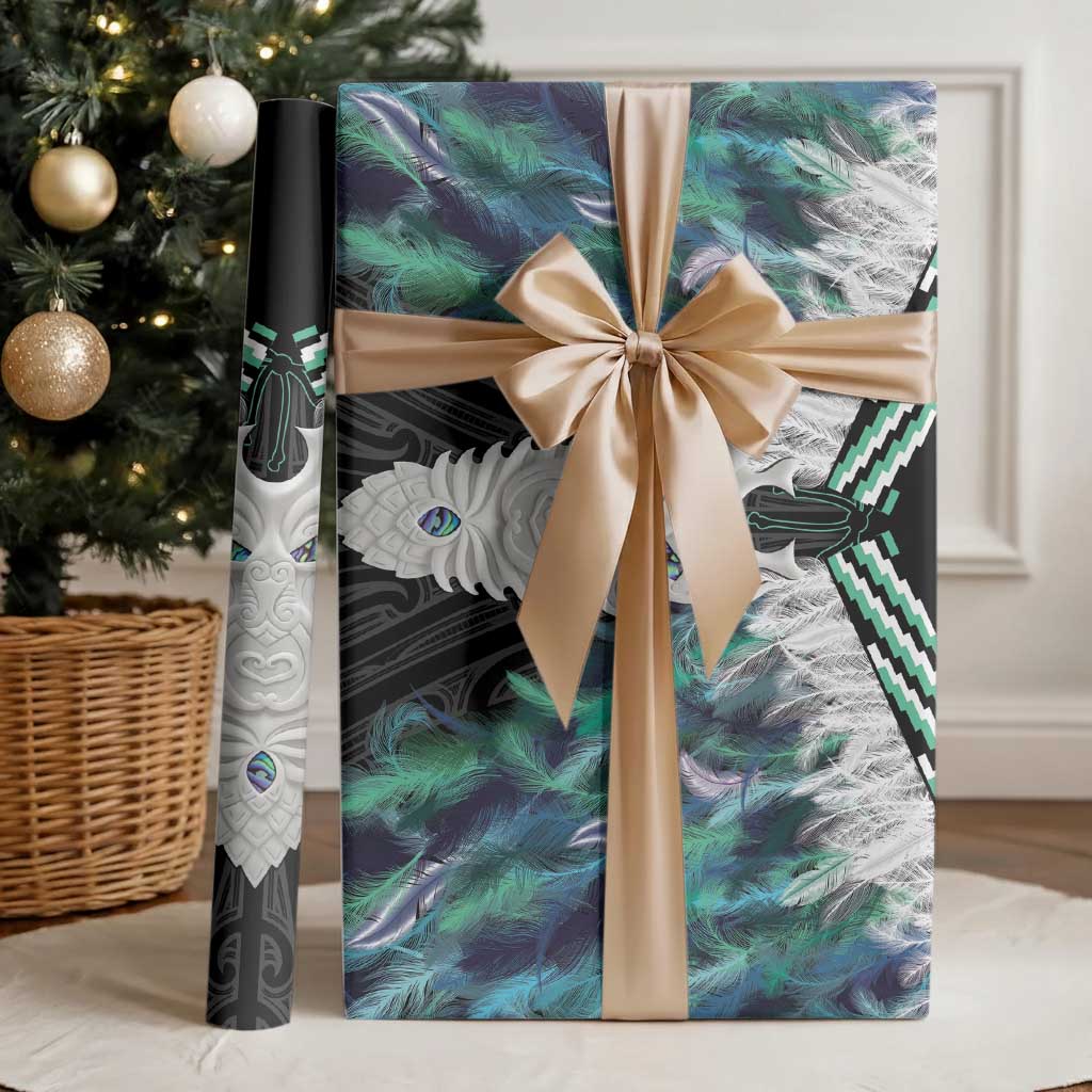 Aotearoa Korowai Motif Wrapping Paper Maori Tane Poutama - Aussie Hoodie