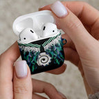 Aotearoa Korowai Motif AirPods Case Maori Koru Poutama - Aussie Hoodie