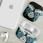Aotearoa Korowai Motif AirPods Case Maori Koru Poutama - Aussie Hoodie