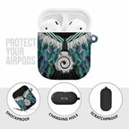 Aotearoa Korowai Motif AirPods Case Maori Koru Poutama - Aussie Hoodie