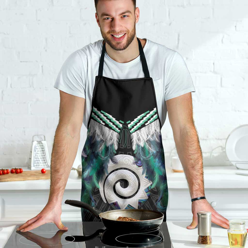 Aotearoa Korowai Motif Apron Maori Koru Poutama - Aussie Hoodie