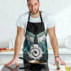 Aotearoa Korowai Motif Apron Maori Koru Poutama - Aussie Hoodie
