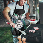 Aotearoa Korowai Motif Apron Maori Koru Poutama - Aussie Hoodie