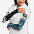 Aotearoa Korowai Motif Arm Sleeves Maori Koru Poutama - Aussie Hoodie