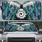 Aotearoa Korowai Motif Auto Sun Shade Maori Koru Poutama - Aussie Hoodie