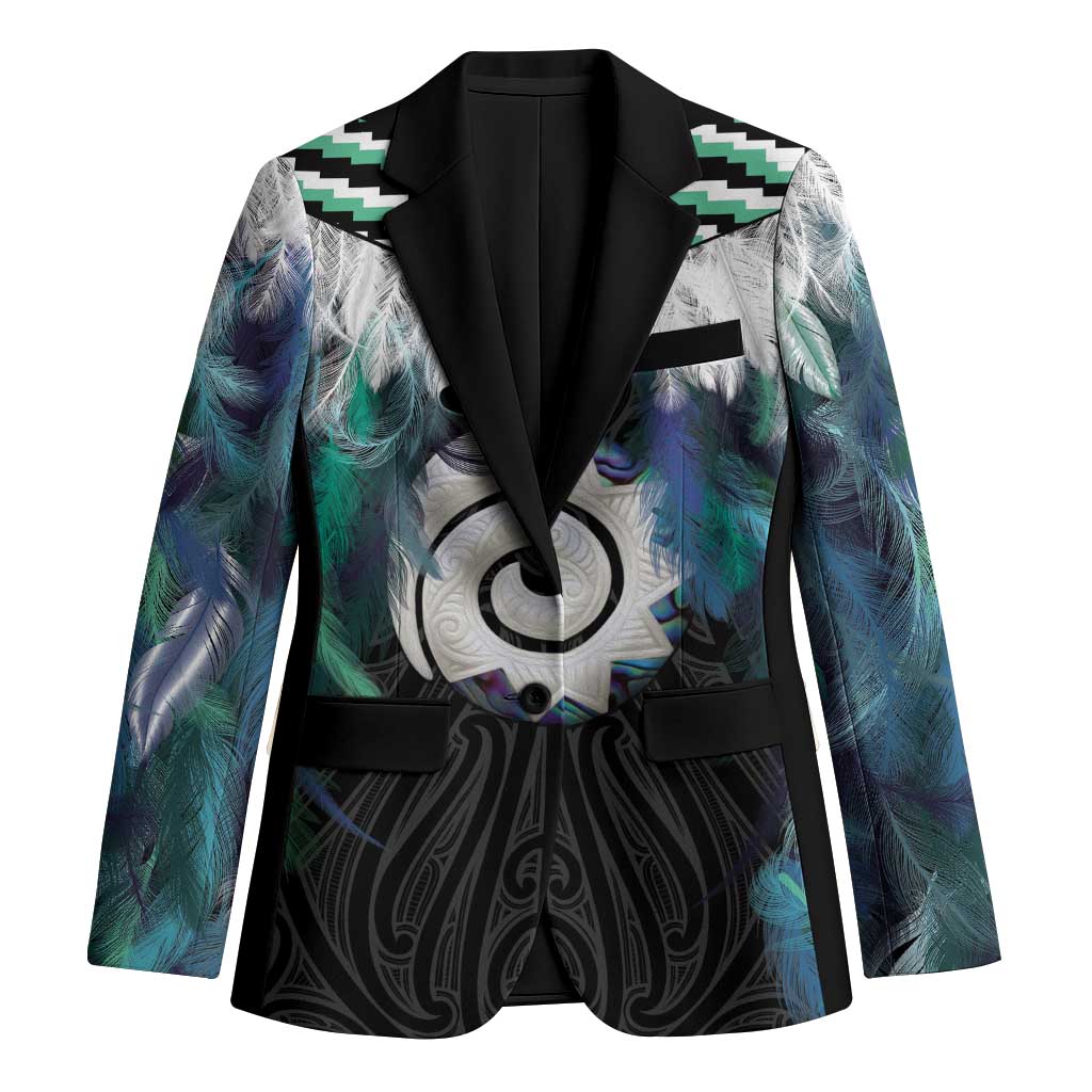 Aotearoa Korowai Motif Blazer Maori Koru Poutama - Aussie Hoodie