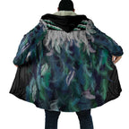 Aotearoa Korowai Motif Cloak Maori Koru Poutama - Aussie Hoodie