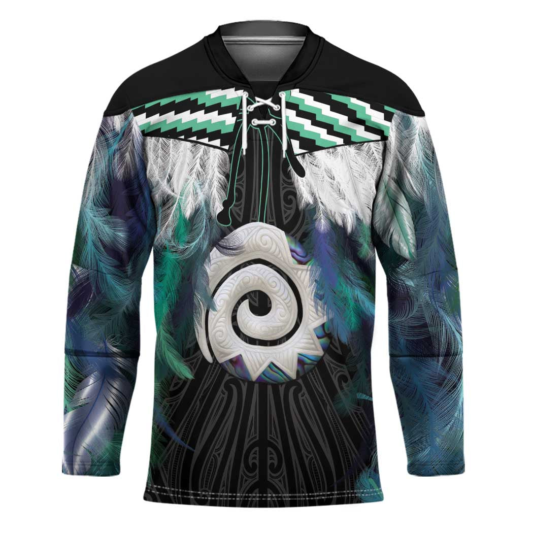 Aotearoa Korowai Motif Hockey Jersey Maori Koru Poutama - Aussie Hoodie