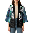 Aotearoa Korowai Motif Kimono Maori Koru Poutama - Aussie Hoodie
