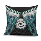 Aotearoa Korowai Motif Pillow Cover Maori Koru Poutama - Aussie Hoodie