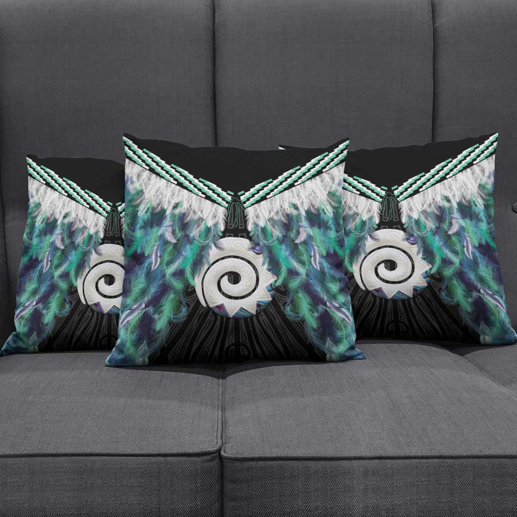 Aotearoa Korowai Motif Pillow Cover Maori Koru Poutama - Aussie Hoodie