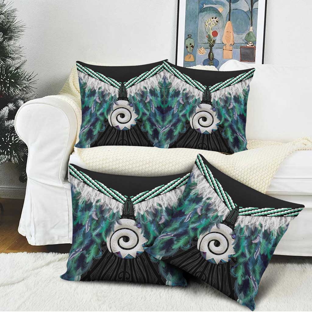 Aotearoa Korowai Motif Pillow Cover Maori Koru Poutama - Aussie Hoodie