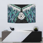 Aotearoa Korowai Motif Tapestry Maori Koru Poutama