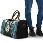 Aotearoa Korowai Motif Travel Bag Maori Koru Poutama - Aussie Hoodie