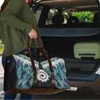 Aotearoa Korowai Motif Travel Bag Maori Koru Poutama - Aussie Hoodie