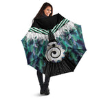 Aotearoa Korowai Motif Umbrella Maori Koru Poutama - Aussie Hoodie