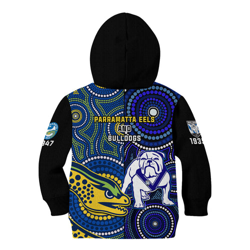 bulldogs-mix-parramatta-eels-rugby-kid-hoodie-aboriginal-version
