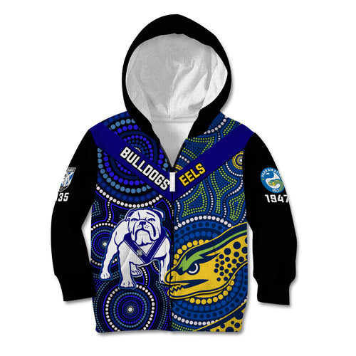 bulldogs-mix-parramatta-eels-rugby-kid-hoodie-aboriginal-version
