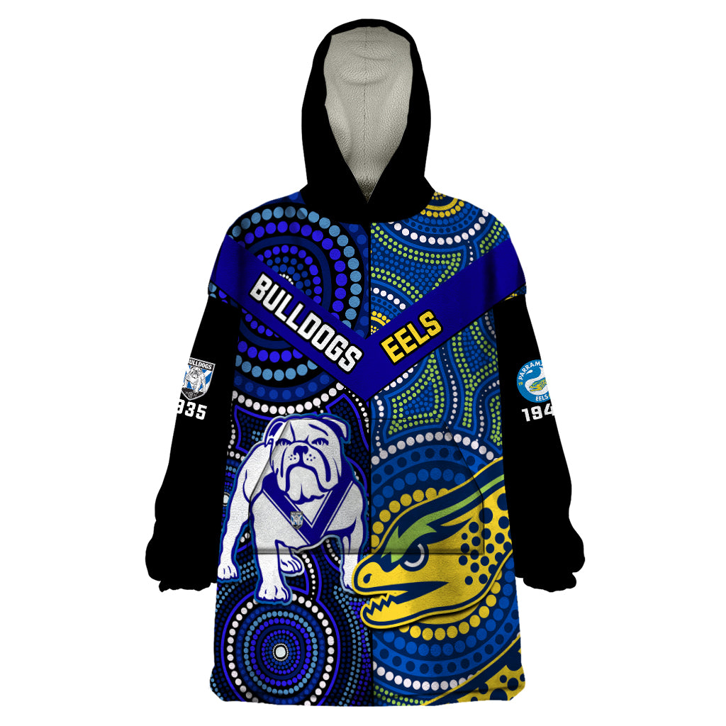 personalised-bulldogs-mix-parramatta-eels-rugby-wearable-blanket-hoodie-aboriginal-version