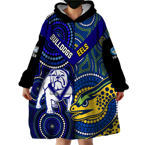 personalised-bulldogs-mix-parramatta-eels-rugby-wearable-blanket-hoodie-aboriginal-version