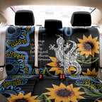 Australia Autism Awareness Back Car Seat Cover Brave Strong Aussie Lizard Aboriginal Art