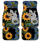 Australia Autism Awareness Car Mats Brave Strong Aussie Lizard Aboriginal Art