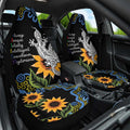 Australia Autism Awareness Car Seat Cover Brave Strong Aussie Lizard Aboriginal Art