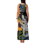 Australia Autism Awareness Family Matching Tank Maxi Dress and Hawaiian Shirt Brave Strong Aussie Lizard Aboriginal Art