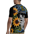 Australia Autism Awareness Rugby Jersey Brave Strong Aussie Lizard Aboriginal Art