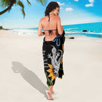 Australia Autism Awareness Sarong Brave Strong Aussie Lizard Aboriginal Art