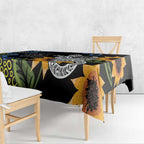 Australia Autism Awareness Tablecloth Brave Strong Aussie Lizard Aboriginal Art