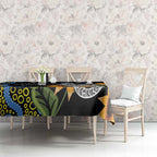 Australia Autism Awareness Tablecloth Brave Strong Aussie Lizard Aboriginal Art