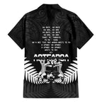 New Zealand Silver Fern Rugby Family Matching Puletasi and Hawaiian Shirt Haka Dance With Aotearoa Maori Pattern