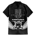 New Zealand Silver Fern Rugby Family Matching Tank Maxi Dress and Hawaiian Shirt Haka Dance With Aotearoa Maori Pattern
