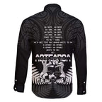 New Zealand Silver Fern Rugby Family Matching Tank Maxi Dress and Hawaiian Shirt Haka Dance With Aotearoa Maori Pattern