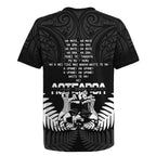 New Zealand Silver Fern Rugby Rugby Jersey Haka Dance With Aotearoa Maori Pattern