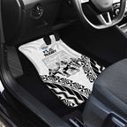 New Zealand And Fiji Tapa Rugby Car Mats Haka Dance Mix Cibi Dance Together