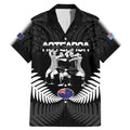 New Zealand And Fiji Tapa Rugby Family Matching Mermaid Dress and Hawaiian Shirt Haka Dance Mix Cibi Dance Together