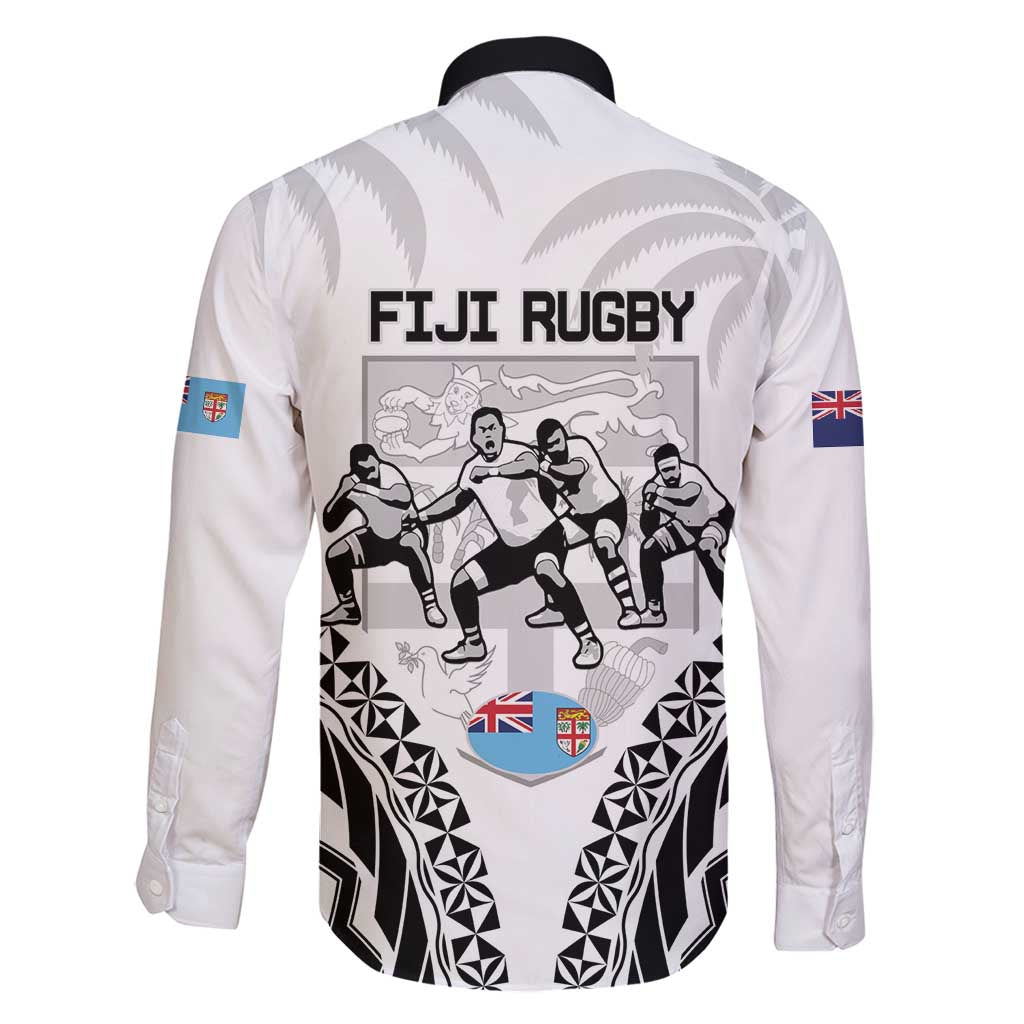 New Zealand And Fiji Tapa Rugby Family Matching Off Shoulder Maxi Dress and Hawaiian Shirt Haka Dance Mix Cibi Dance Together