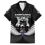 New Zealand And Fiji Tapa Rugby Family Matching Summer Maxi Dress and Hawaiian Shirt Haka Dance Mix Cibi Dance Together