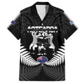 New Zealand And Fiji Tapa Rugby Family Matching Tank Maxi Dress and Hawaiian Shirt Haka Dance Mix Cibi Dance Together
