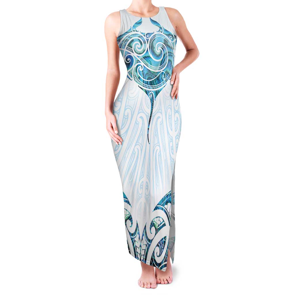 New Zealand Manta Ray Tattoo Family Matching Tank Maxi Dress and Hawaiian Shirt Aotearoa Maori Haehae Paua Shell - Aussie Hoodie
