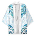 New Zealand Manta Ray Tattoo Kimono Aotearoa Maori Haehae Paua Shell - Aussie Hoodie