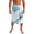 New Zealand Manta Ray Tattoo Lavalava Aotearoa Maori Haehae Paua Shell - Aussie Hoodie