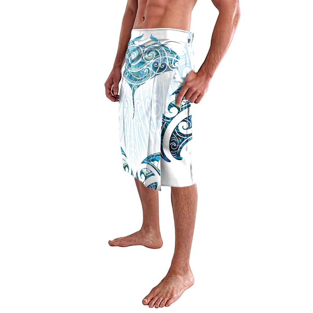 New Zealand Manta Ray Tattoo Lavalava Aotearoa Maori Haehae Paua Shell - Aussie Hoodie