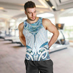 New Zealand Manta Ray Tattoo Men Tank Top Aotearoa Maori Haehae Paua Shell - Aussie Hoodie