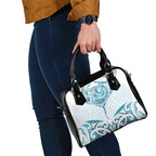 New Zealand Manta Ray Tattoo Shoulder Handbag Aotearoa Maori Haehae Paua Shell - Aussie Hoodie